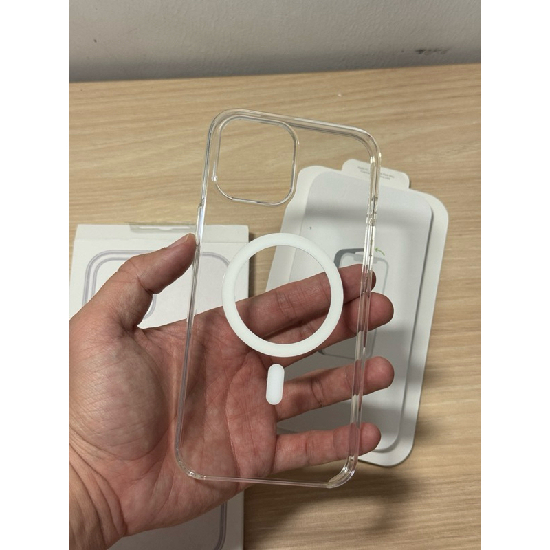 Transparan Case anti kuning Apple magsafe + animation Iphone 12 Pro Max Case Second