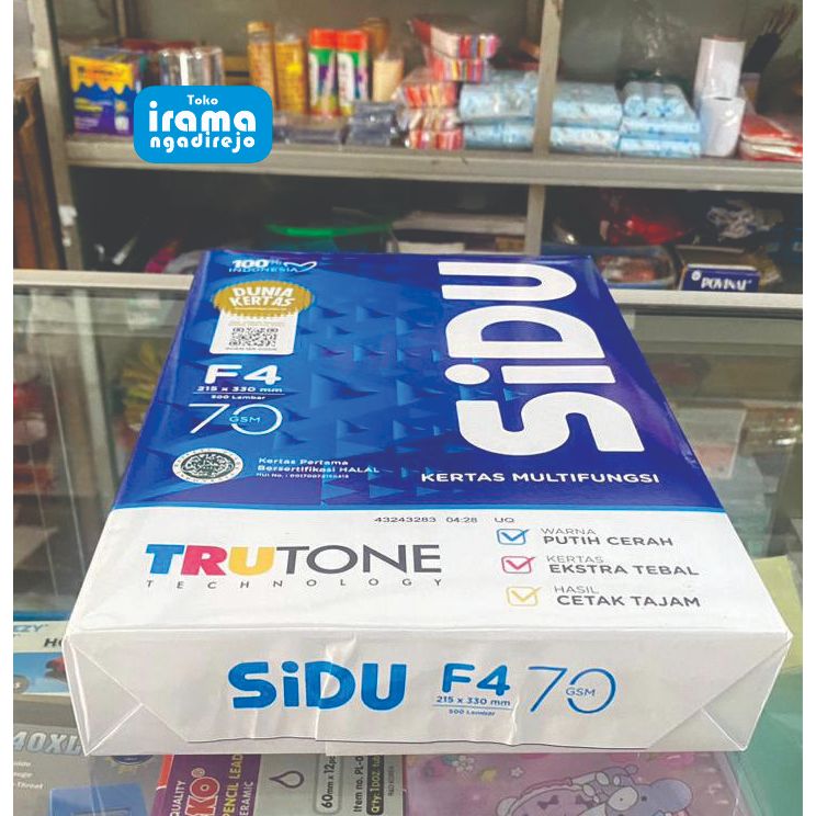 

Kertas HVS F4 70 gsm Sinar Dunia