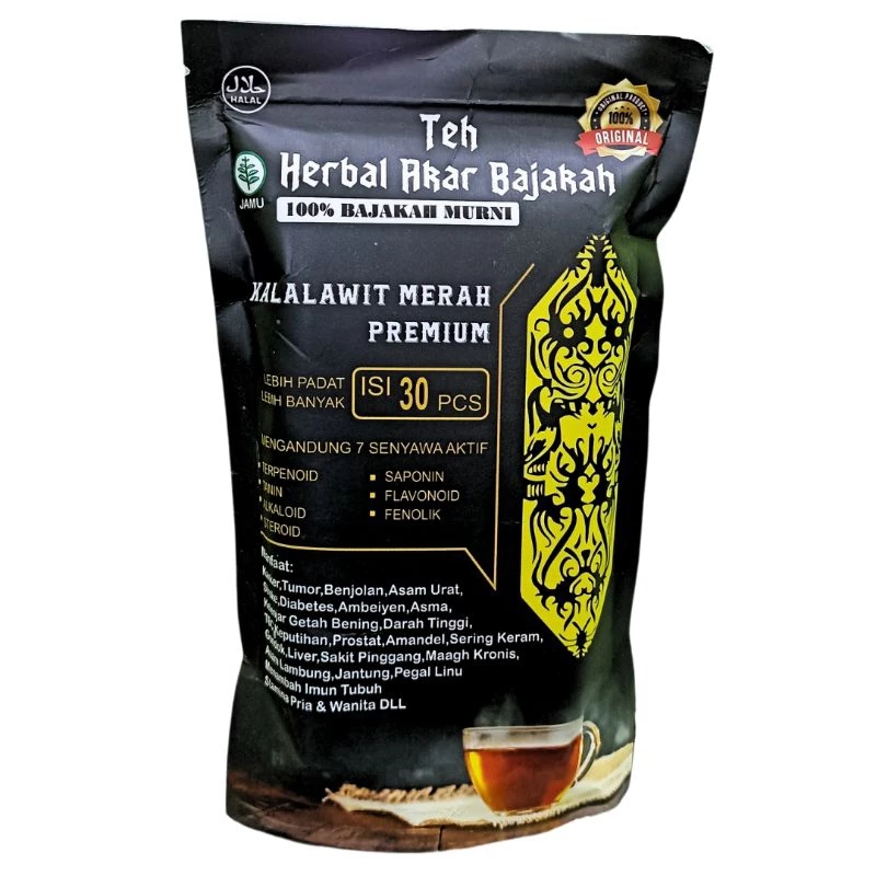 

Teh Celup Kayu Akar bajakah asli kalimantan teh bajakah kalalawit merah isi 30 premium 100% ORIGINAL