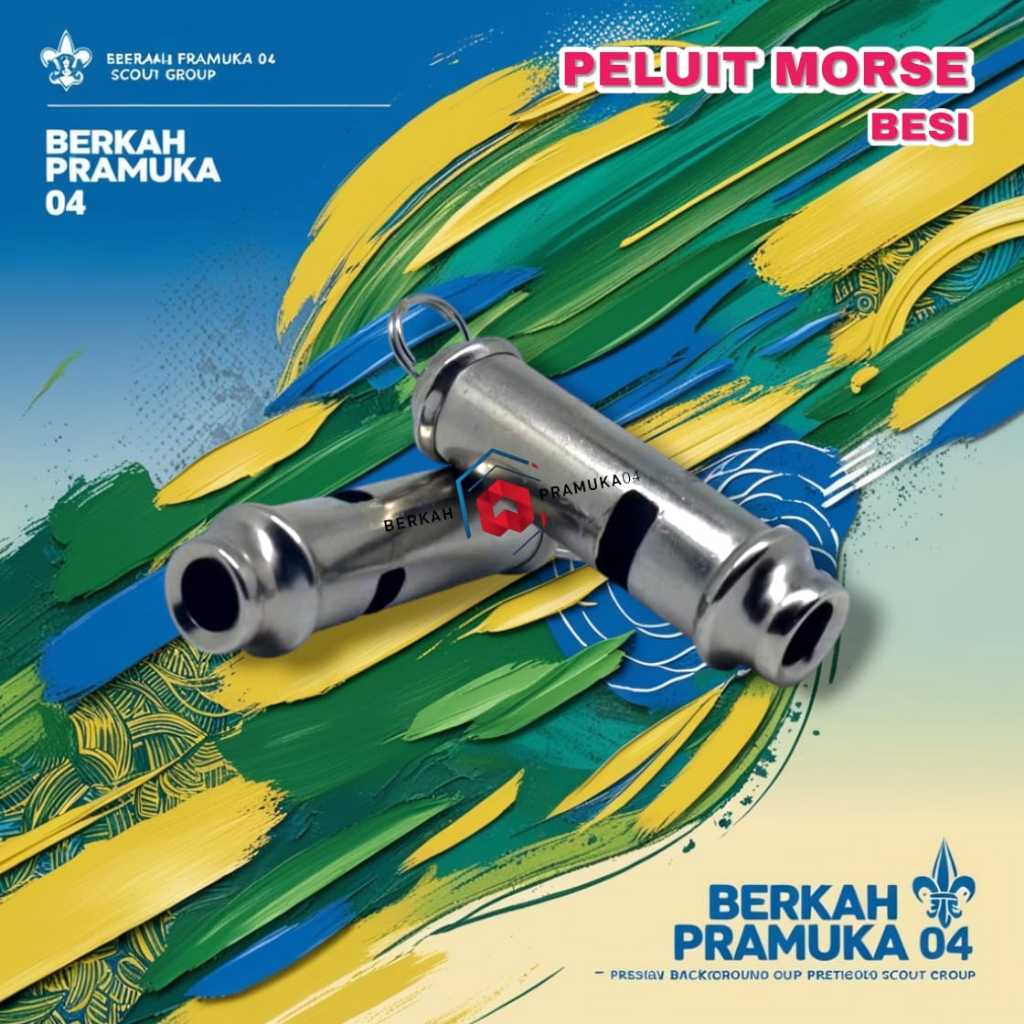 Pluit besi morse pramuka bijian