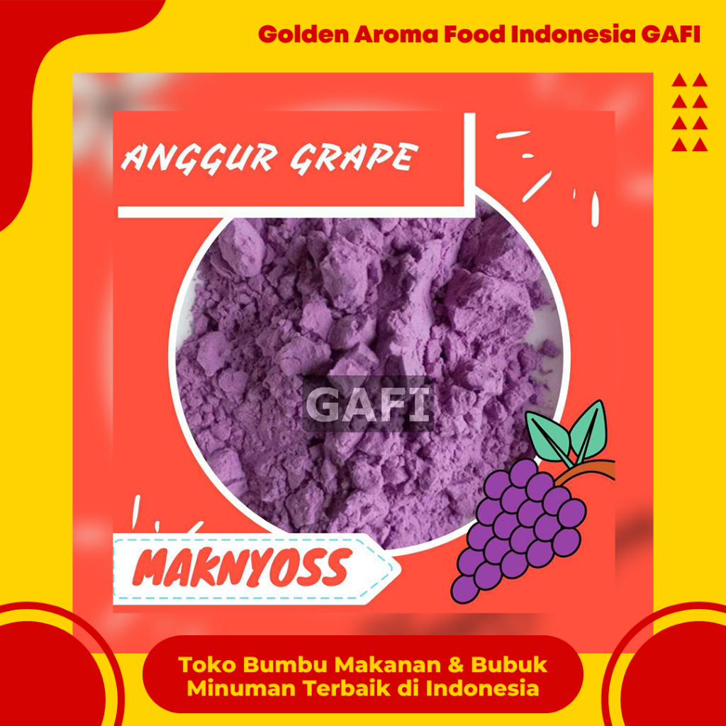 

Bubuk Tabur Rasa Grape 1 Kg Jual Bubuk Tabur Grape Seasoning Powder 1 kg Best Seller Serbuk Grape Satukilo Murah Meriah Bandung Food Grade Bubuk Taburan Makanan Keripik Makaroni Keripik Pisang Donut Aneka Keripik Halal