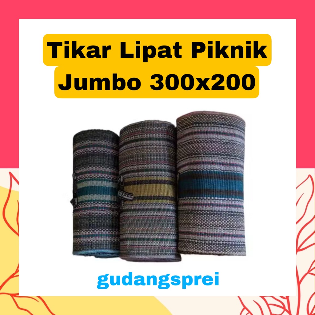 Tikar Lipat Jumbo 300x200
