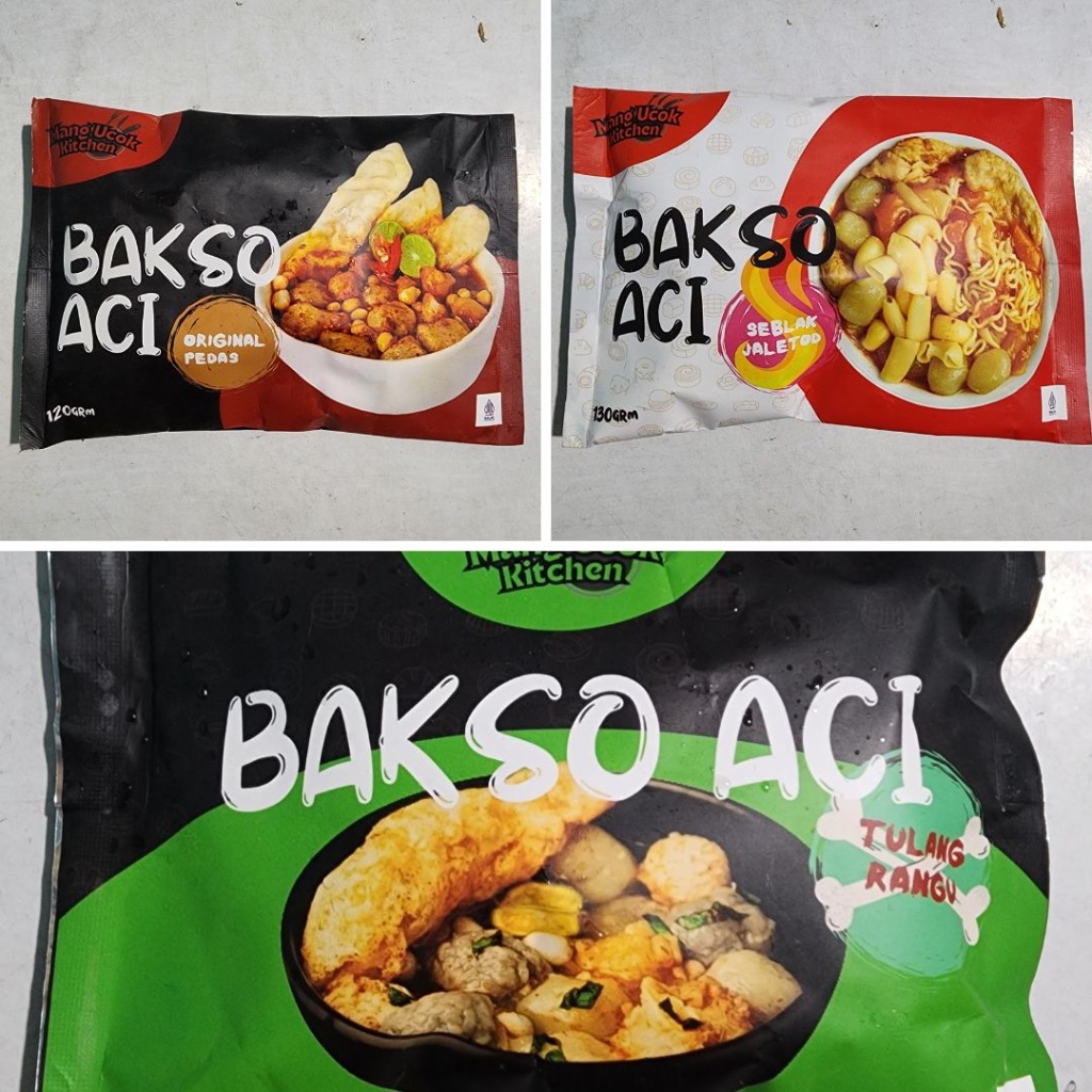 

Bakso Aci Mang Ucok Kitchen, Baso Original Pedas, Seblak Jaletod, Tulang Rangu