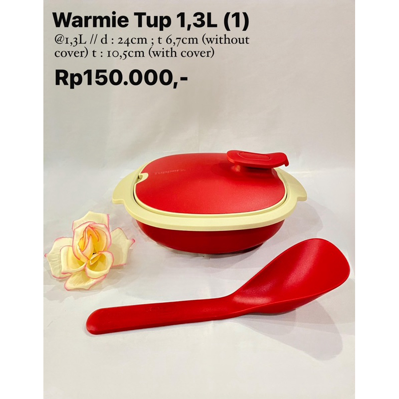 Warmie Tup 1,3L Tupperware Original