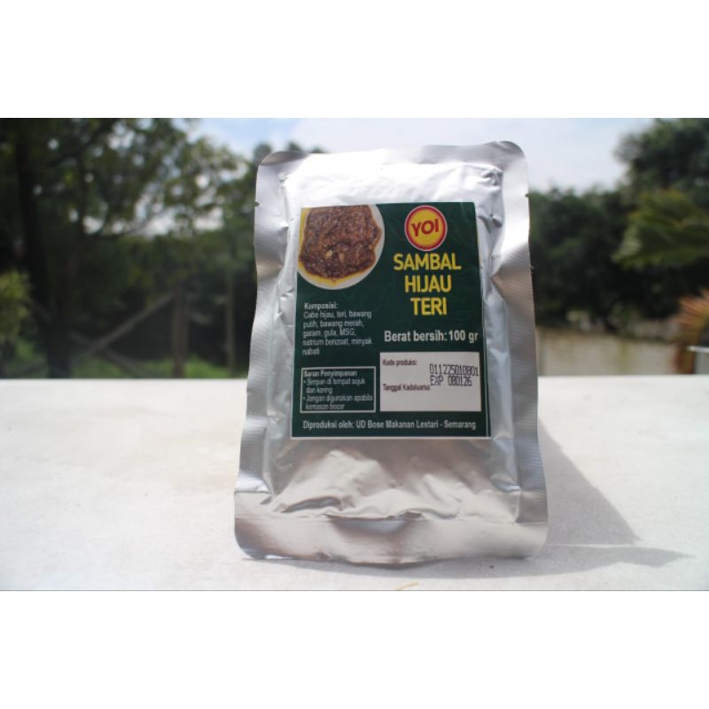 

Sambal Hijau Teri Alufo 100 gr