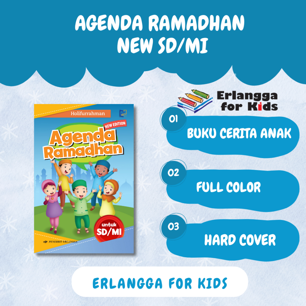 [Erlangga] Buku Ramadhan Anak: Agenda Ramadhan New Sd/Mi - Erlangga For Kids