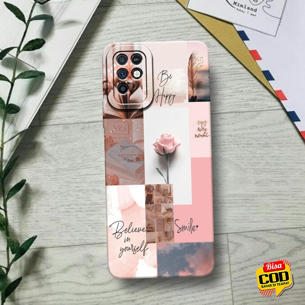 Case Infinix Note 10 Terbaru - Casing Itel Infinix Note 10 - ALLZORA [ BUNGA ] - Kesing Hp Infinix N