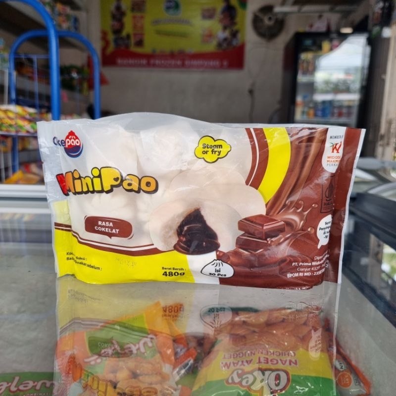 

Oke Pao Minipao Rasa Coklat isi 30 480g