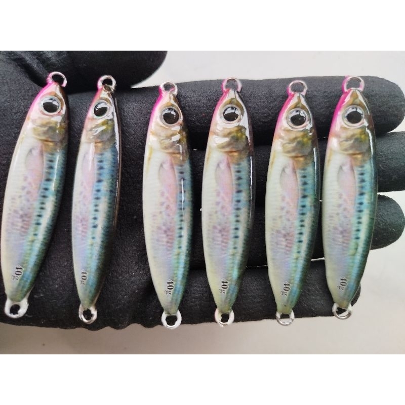 metal jig decal cold sniper kembung biru full gid 40 gram