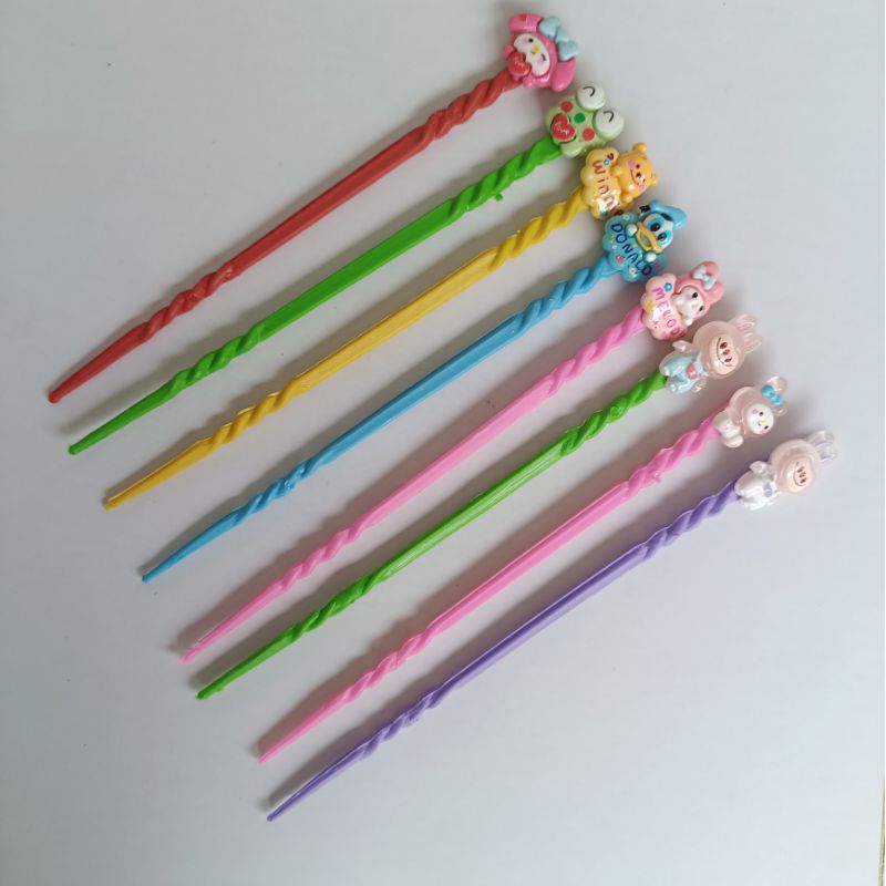 Lotsoolup 12 Pcs Tunjukan Ngaji Tuding Ngaji Karakter Warna Campur