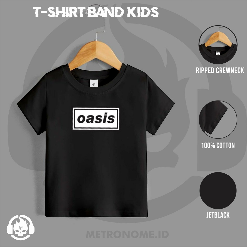KAOS BAND OASIS | BAJU DISTRO MUSIK LOGO OASIS ROCK MURAH