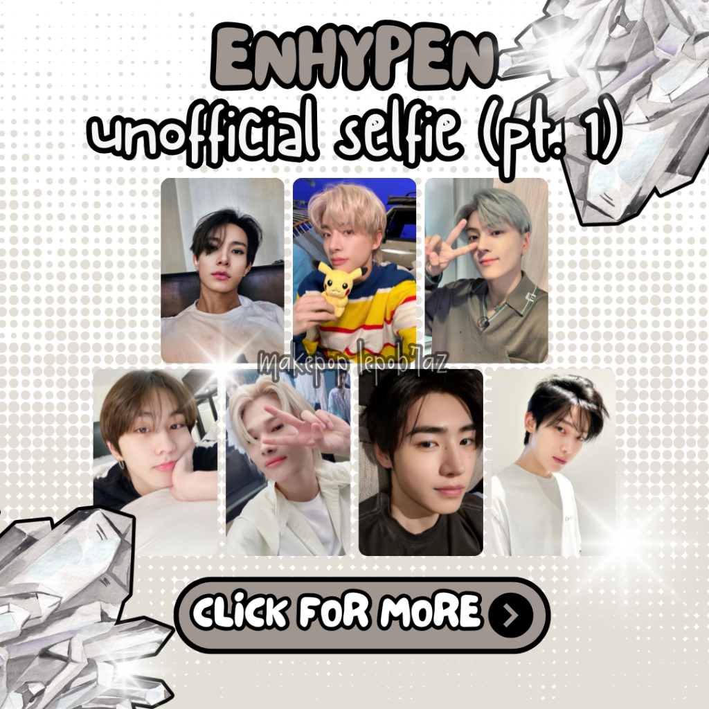 [MIN BELI 3] [ENHYPEN PT. 1] PREMIUM UNOFFICIAL PHOTOCARD ENHYPEN HEESEUNG JAKE JAY JUNGWON NIKI SUN