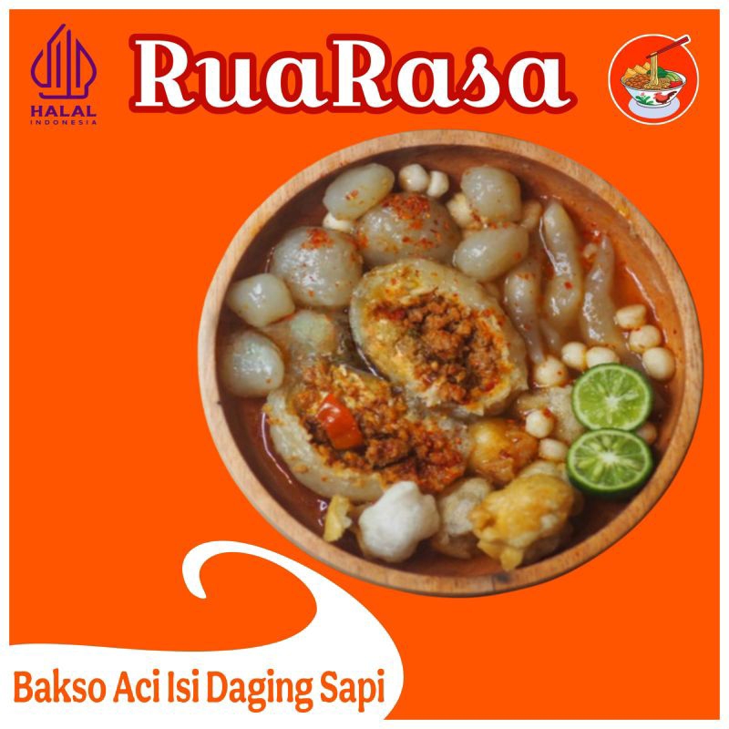 

Bakso Aci isi Daging Sapi Pedas Mercon Jumbo