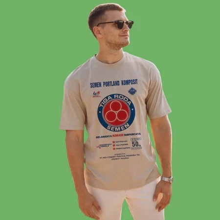 KAOS BAJU SEMEN TIGA RODA KAOS KULI KAOS TSHIRT PRIA WANITA
