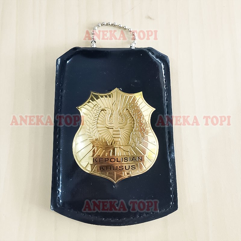 Dompet Lencana Kepolisian Khusus Dompet KTA Lencana Custom - Aneka Topi