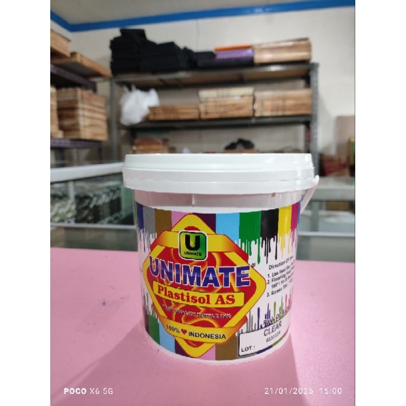 Plastisol Unimate Clear - 1kg