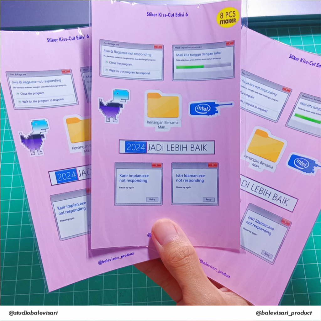 

Stiker Kiss-Cut Edisi 6_Jadi Lebih Baik