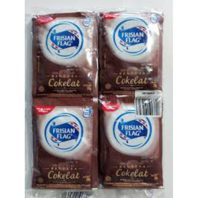 

susu frisian flag rasa coklat 1renceng (6pcs)