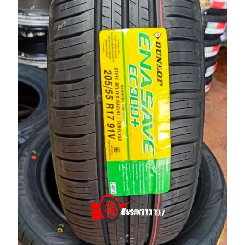 BAN MOBIL DUNLOP 205 55 R17 ENASAVE EC300+ TUBELESS UNTUK EXPANDER