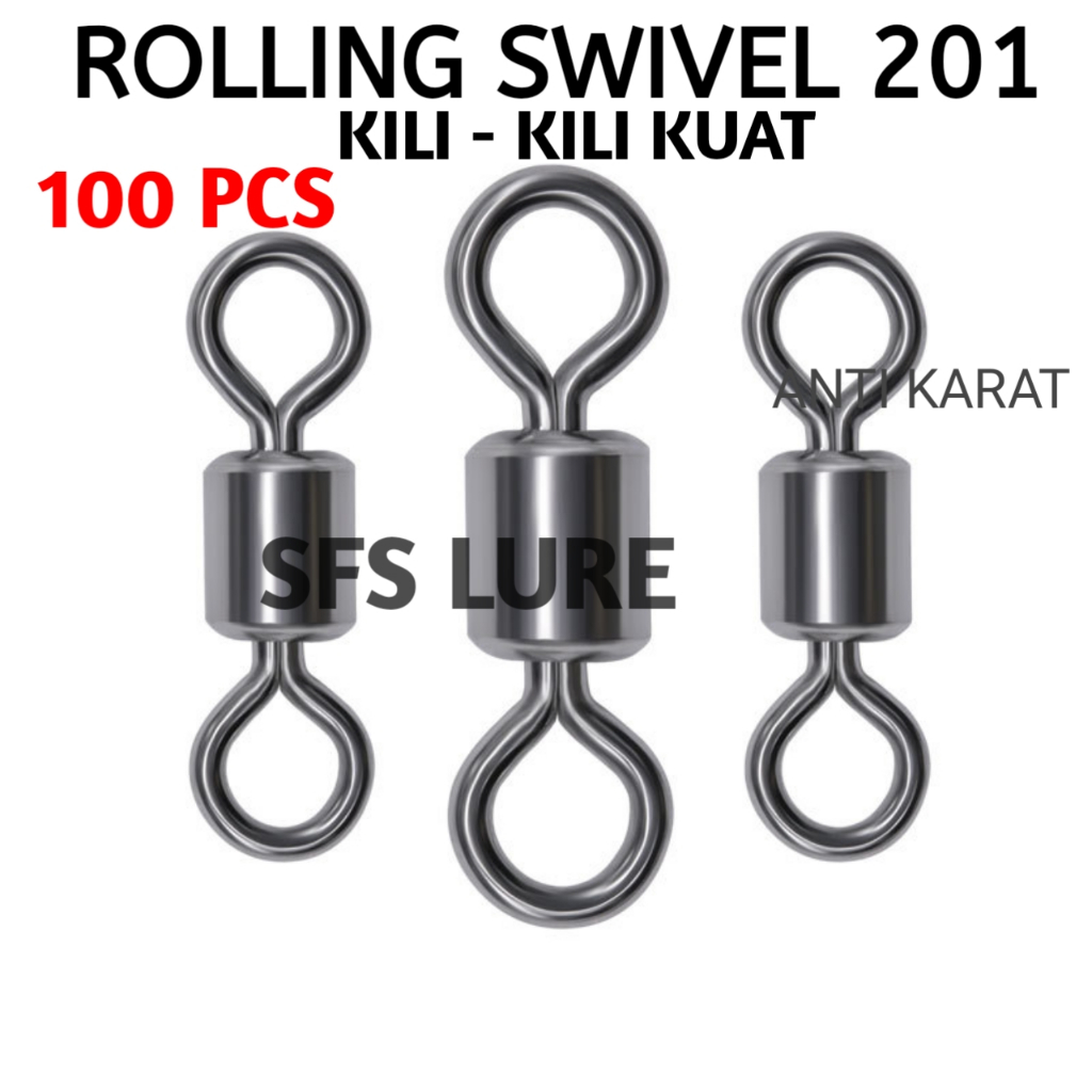 Swivel kili kili 201 100pcs swivel kili kili kuat 201 rolling swivel roling swivel kili kili swivel 