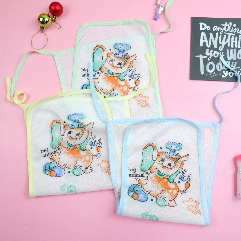 Sylle - Popok Bayi Kain || Popok Tali Bayi Baru Lahir Double Kain Serian HIJAU Chiyoko Baby