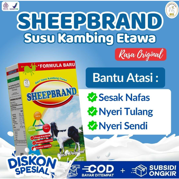 

Susu Bubuk Kambing Etawa rasa original bpom susu murni barang original