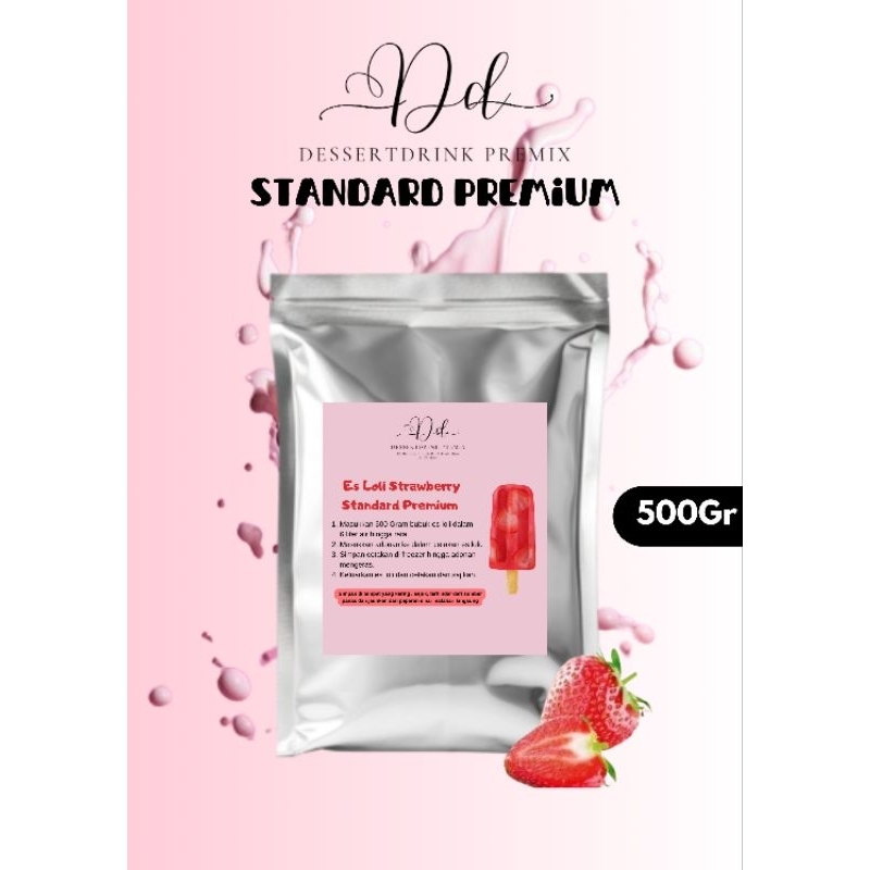 

Bubuk Es Loli Rasa STRAWBERRY 500Gram Standard Premium Dessertdrink Premix Murah / Bubuk Loly Ice / Bubuk Es Loly / Bahan Es Loli / Bahan Es Loly/ Es Loly Homemade / Es Loly Stik / Premik Es Loly / Bubuk Premix Es loli