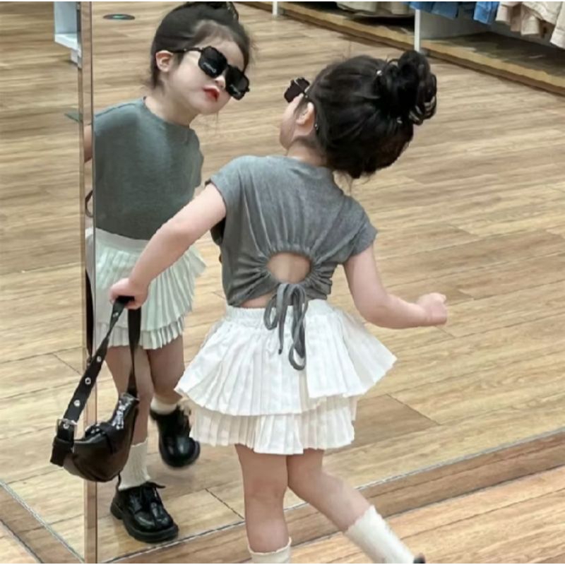 vior crop top anak perempuan usia 1-6 tahun