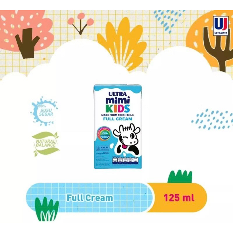 

RB Susu UHT Ultra Mimi 125ml Isi 40 Pcs Per Karton Ultra Jaya
