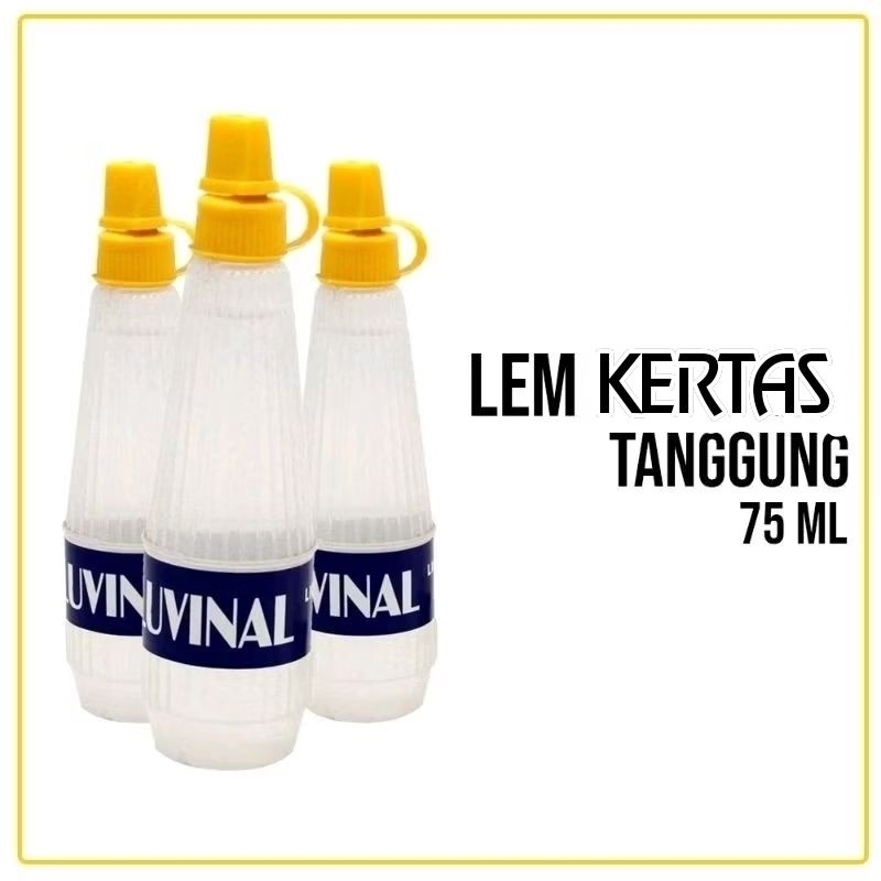 

Lem kertas / Lem cair BESAR /Lem besar /lem serbaguna 75ml