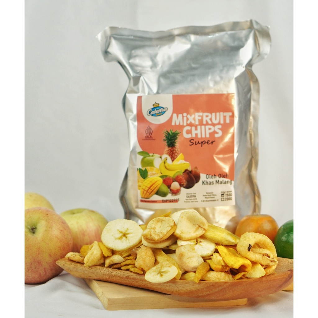 

Maknyuss1 Keripik Buah Mix Super 150Gr - Sensasi Renyah 5 Buah Segar Dalam 1 Gigitan