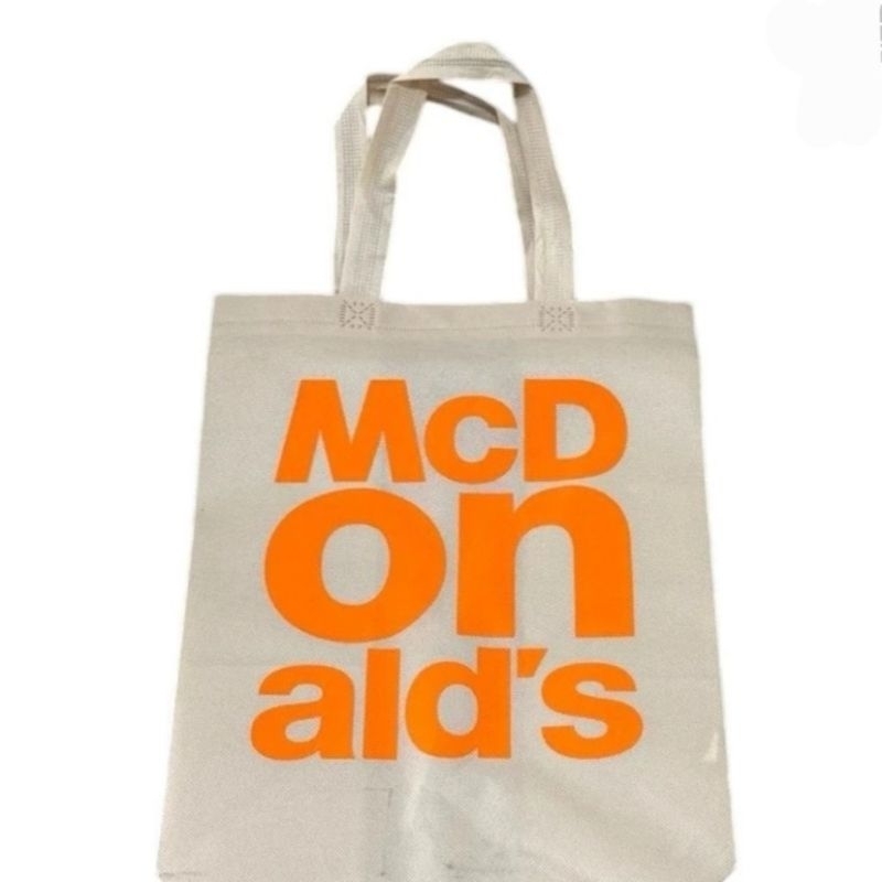 Tas Belanja McD Tote Bag McDonalds Original Motif Random