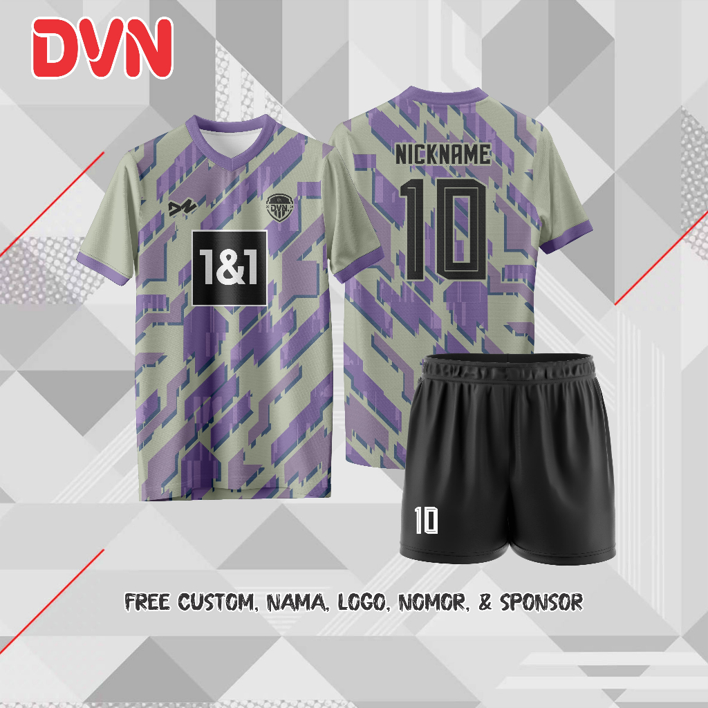Jersey Futsal Custom Printing Baju Futsal Nama Nomor Logo Baju Bola Jersey Bola Custom