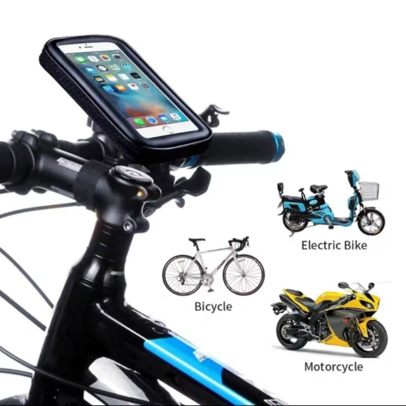 Waterproof Bicycle Phone Holder Fits Bike Motorcycle Handlebar Phone Case Bag For Smart Phone Bike S