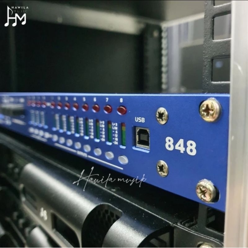 Processor NAW 848 Sound System NAW DP 848 4in 8out Audio Processor