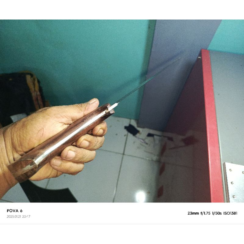 Pisau Sembelih Full Tang Baja Land Rover Free Marking Nama/Logo