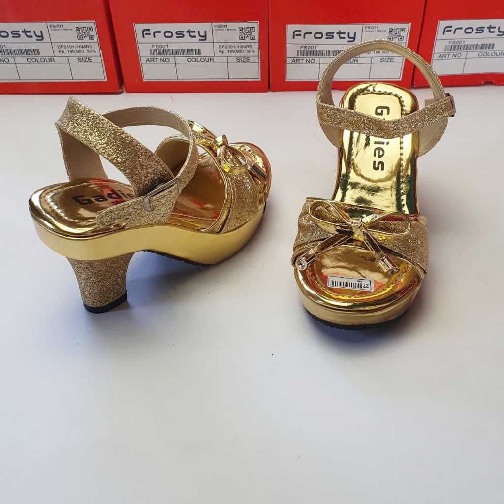 Premium Sandal Ring Sandal Anak Perempuan Hak Jinjit Hels Natal Terbaru 2025 Pesta Amak Sandal Anak 