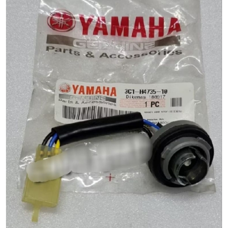 Fitting Pitting Soket Socket Lampu Rem Belakang Stop Lamp Vixion Old Lama 3C1-H4735-10