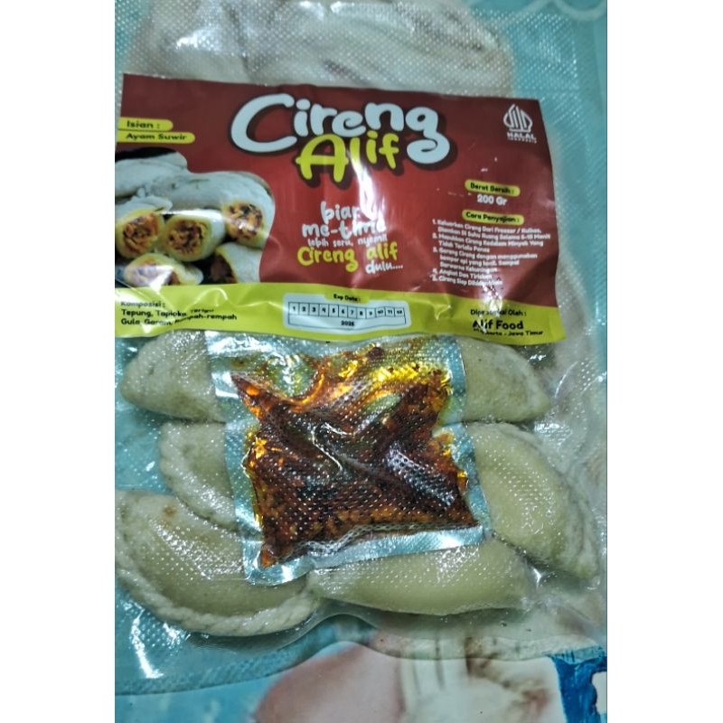 

CIRENG ALIF ,Isi ayam , keju,tetelan sapi