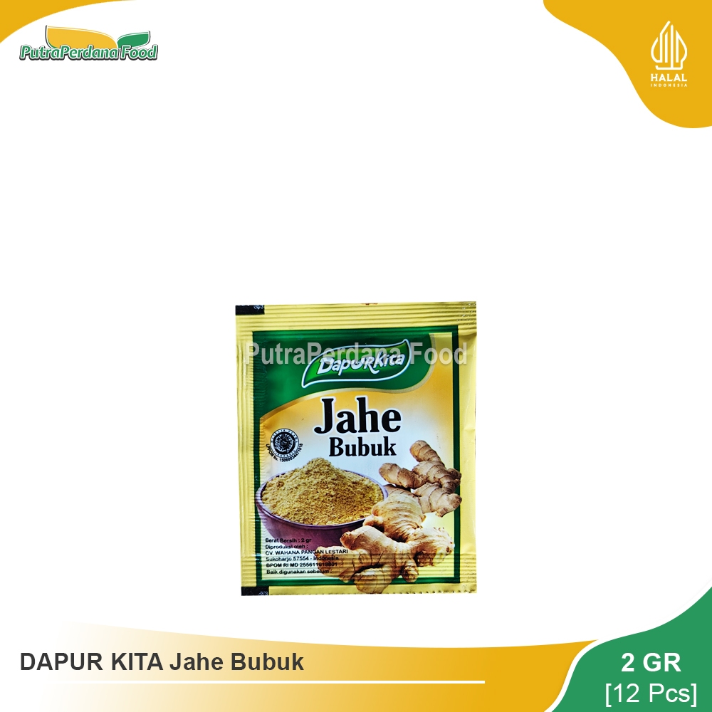 

DAPUR KITA Jahe Bubuk 2gr (12 Pcs)