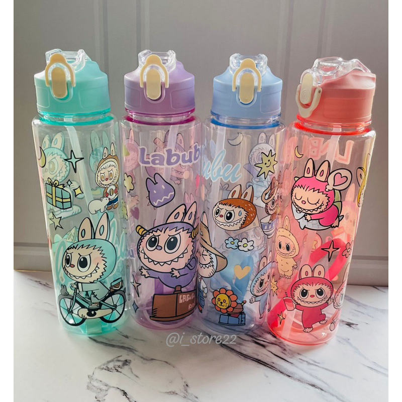 BOTOL VIRAL LABUBU/BOTOL KARAKTER LABUBU/BOTOL GAMBAR LABUBU/BOTOL BONEKA LABUBU VIRAL/BOTOL MINUM 9