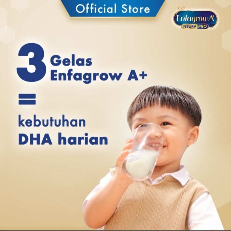 

Enfagrow A+3 susu bubuk pertumbuhan anak 1 - 3 tahun vanila 400 gr