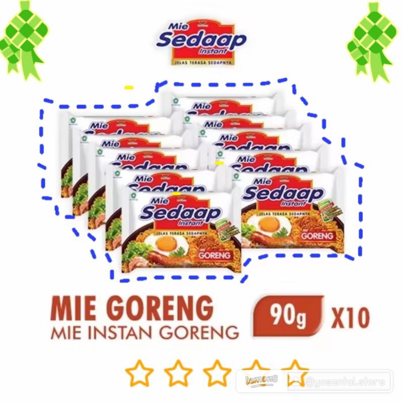 

Sedap goreng 5 PSC / MIE INSTAN SEDAP GORENG