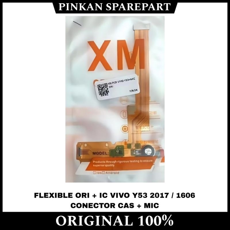FLEXIBLE FLEKSIBEL BOARD KONEKTOR CONNECTOR CHARGER PAPAN CAS ORI + IC VIVO Y53 2017 / 1606