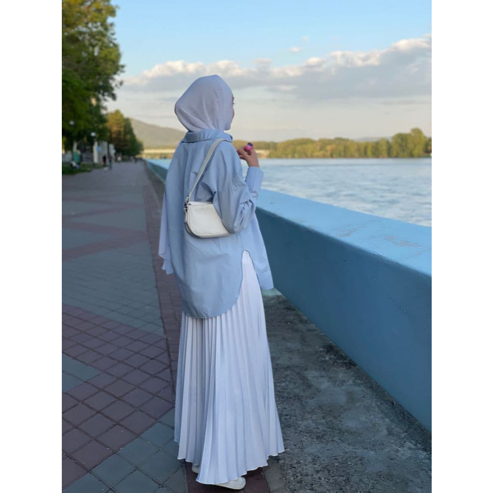 Rok Plisket Bludru Velvet Premium / Rok Bludru Premium / Rok Plisket Velvet