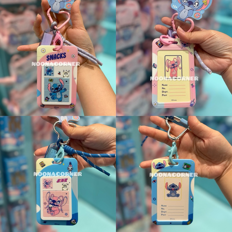 

Miniso x Disney ‼️ Cahol / Card Holder Stitch & Angel Dinner Party Collections (Pink / Blue)