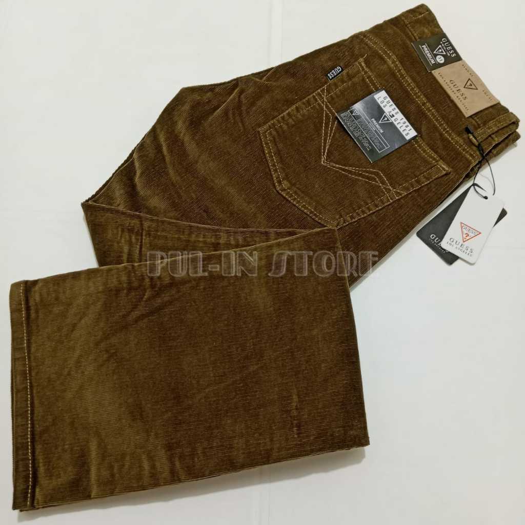 Celana Panjang Kodorai Pria/Celana Corduroy Pria Import Original/Celana Kodorai Cowok/Kodorai Zaitun