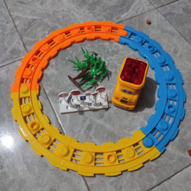 Mainan Kereta Rail Train Funny Mainan Kereta Anak2 Murah