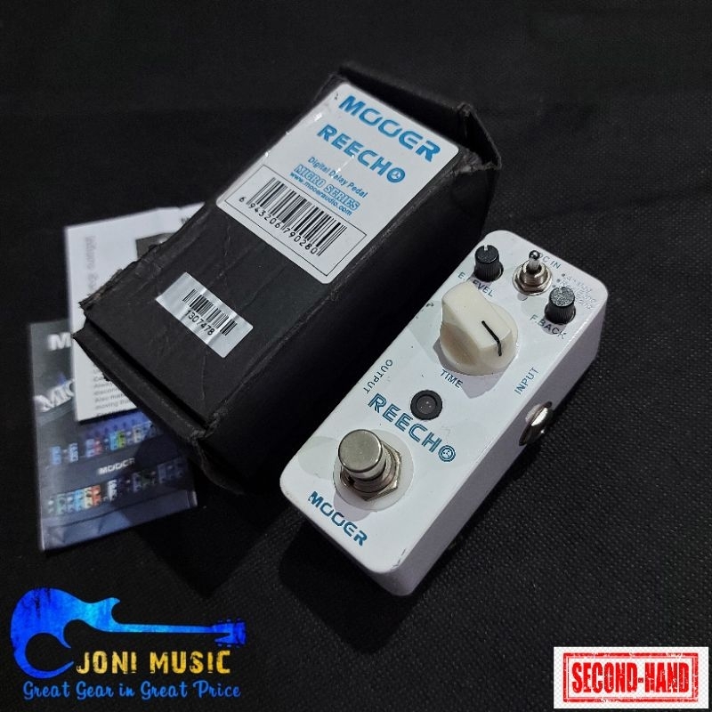 Efek gitar mooer reecho 3 types delay