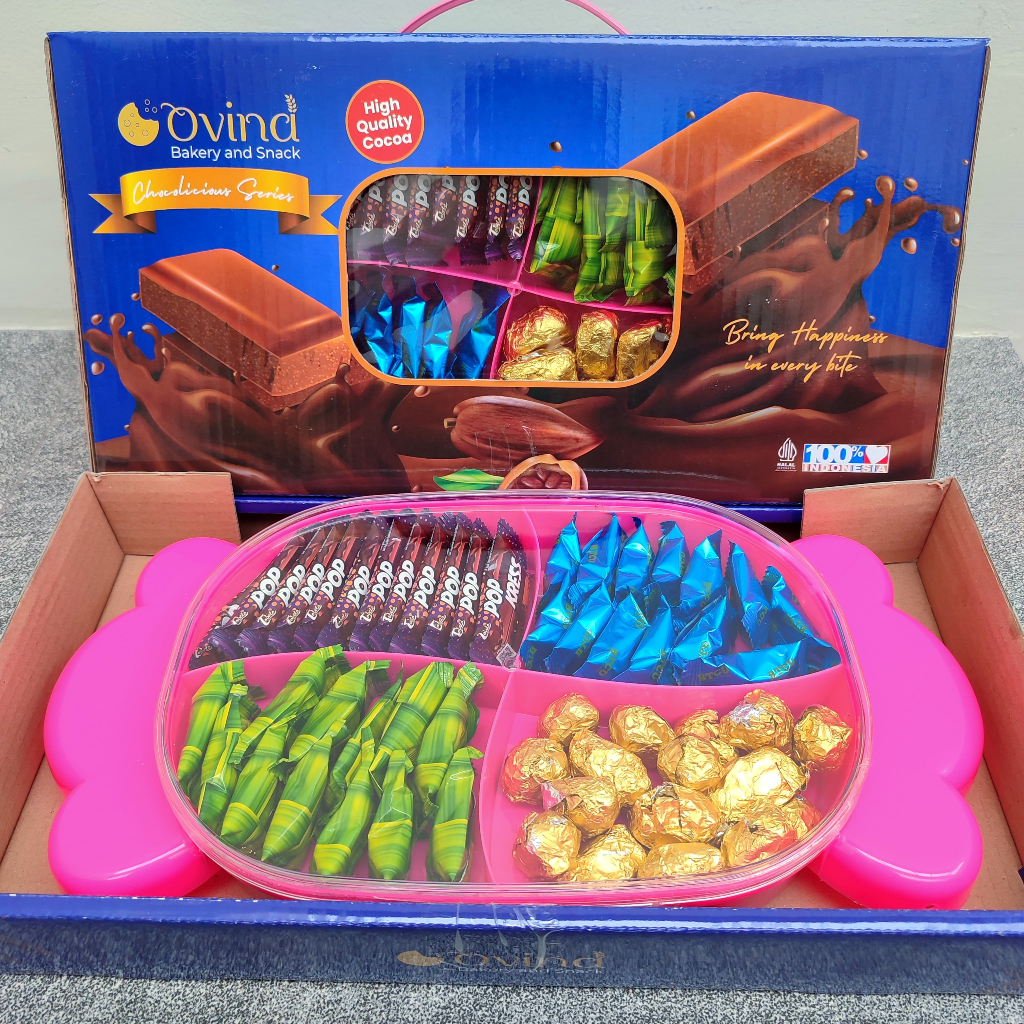 

PAKET COKLAT OVINA CHOCOLICIOUS/PARSEL HARI RAYA/COKLAT LEBARAN